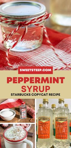 peppermint syrup recipe with starbuck's copycat recipe