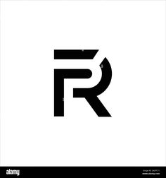 the letter r is made up of letters that are black and white