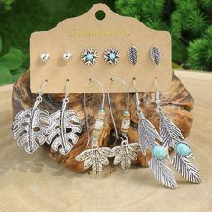 - Versatile Tribal Jewelry For Daily Wear & Parties Earrings With Pictures, Hippie Accessories The Little Bazaar, Estonia Jewelry, Turquoise Earring, Silver Turquoise Earrings, Holiday Wear, Feather Design, Design Silver, Retro Flowers