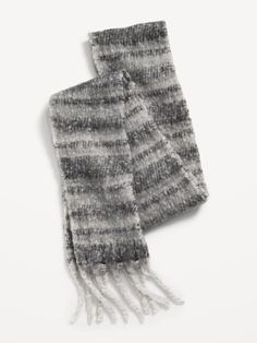 fringe trim prints vary approx.  13’’ x 81 ¾’’machine wash according to the care instruction label  . Best Holiday gift for Men , perfect Scarves for Christmas! Old Navy Men, Fringe Trim, Grey Stripes, Toddler Boys, Scarf Accessory, Old Navy, Mens Accessories, Trim, Navy