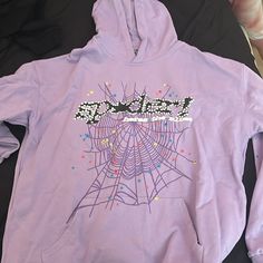 Brand New Never Worn Real From Offical Website Purple Spider, Spider Hoodie, Colorful Hoodies, Color Purple, Men Sweater, Man Shop, Brand New, Purple, Quick Saves