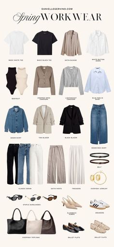 20+ Spring Work Outfits for 2024 Work Spring Outfits 2024, Business Casual Travel Outfits For Women, Smart Casual Work Outfit Women, Workwear Capsule Wardrobe, Office Outfits Women Casual, Smart Casual Women Outfits, Capsule Wardrobe Casual, Portugal Vacation, Spring Business Casual