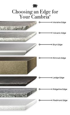 choosing an edge for your cambra flooring project, including the top and bottom layers