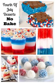 fourth of july desserts no bake