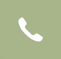 an image of a white phone icon on a green background with space for your text