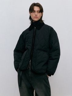 Composition : See the detailsColor : black_1,black_2Country of Origin : Republic of Korea Quilted Jacket, Jackets & Coats, Mens Outfits, Black, Clothes