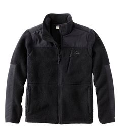 Men's Fleece Jackets | Outerwear at L.L.Bean Polartec Fleece, Cozy Jacket, Mens Fleece, Off Black, Ll Bean, L L Bean, Jacket Outfits, Fleece Jacket