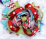 5" Character Bows – Waverly Scarlet 4th Of July Wreath, Grosgrain Ribbon, Scarlet, Baby Car Seats, Ribbon, Hair