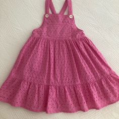 Brand New Condition Without Tags. Cotton Dress-up Dresses, Cute Sleeveless Pinafore Dress For Playtime, Cute Sleeveless Dress For Playtime, Pink Sundress For Summer Playwear, Cute Sundress For Spring Playwear, Cute Spring Sundress For Playwear, Summer Sleeveless Pinafore Dress For Playtime, Cute Zara Dresses For Spring, Cute Zara Spring Dresses