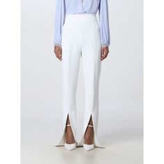 Spring/Summer 2023 Pinko Pants Woman White Size Type: It Sku: Gig-100091z1nw ~ Z09 Welcome To The Official Luosophy Poshmark Closet! Luosophy Is A Luxury Brand Reselling Company Founded In San Diego, Ca From 2016. All Our Products Are Imported From Italy And Sold In The Usa. We Do Our Best To Provide High Fashion, Luxury Items At Affordable Prices. We Guarantee All Our Products Are 100% Authentic. Shop With Us And You Will Forget About Shopping At Department Or Brand Name Stores. Our Prices Will Chic White Elastane Pants, White Elastane Summer Pants, White Formal Elastane Pants, White Elastane Pants For Formal Occasions, White Elastane Pants For Summer, White Elastane Ankle-length Bottoms, White Elastane Bottoms For Spring, Spring Formal Elastane Pants, White Summer Evening Bottoms