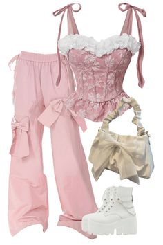 Pink Summer Party, Coquette Things, Coquette Clothing, Wicked Movie, Clothing Pattern Design, Pop Aesthetic, Summer Party Outfit, Coquette Pink, Disco Outfit