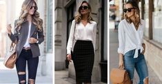 Cómo vestir a partir de los 30, ¡imágenes y consejos! Fashion Over 40, Capri Pants, Pencil Skirt, Fashion Shoes, Cool Outfits, Pants, Trousers