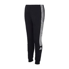 Adidas Big Girls Jogger Sweatpants Solid Black Joggers/Sweatpants Adidas 3 White Stripes - Outside Of Both Legs Screened Adidas Logo In White - Lower Left Leg Elastic Waistband With Inside Drawstring Front Side Slant Pockets Flat Front, Pull On Style Flat Lay - Waist - 13”, Inseam - 25” Measurements Are Approximate 70% Cotton, 30% Polyester Machine Washable Size - Large (Girls) Nwt Girls Jogger, Sweatpants Adidas, Adidas Bottoms, Girls Joggers, Flatlay Styling, Black Joggers, Girls Black, Fleece Joggers, Jogger Sweatpants