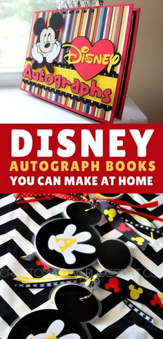 the disney autograph books you can make at home