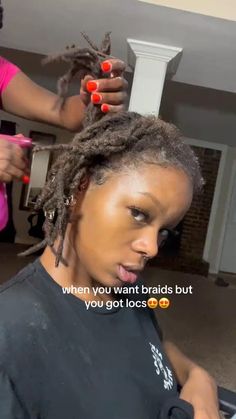 Rapper Loc Styles, Cute Hairstyles For Locks, Going Out Loc Styles, Lobster Braids On Locs, How To Style Old Locs, Locks Hairstyles For Women Long, Locs Down Hairstyles, Loc Cover Up Styles, How To Take Care Of Your Locs