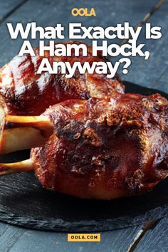 an image of what exactly is a ham hock, anyway? cover art for oola magazine