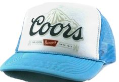 Coors Banquet Beer Trucker Hat Mesh Hat Vintage Snapback Hat Light Blue Vintage style trucker hat This is a mesh trucker hat with an adjustable snapback that fits most people 100% Polyester Front 100% Nylon Mesh Back 5-Panel cap Seamless Foam Front Panel with Lining 8 Rows Stitching on Visor Matching Fabric Under visor Adjustable Plastic Snap Coors Banquet, Beer Hat, Vintage Trucker Hat, Vintage Style Hat, Vintage Snapback, Custom Trucker Hats, Beer Caps, Vintage Trucker Hats, Hat Custom