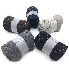 Designed to keep your feet warm and snug all through winter, these breathable socks for men truly have it all. Made using long-lasting materials such as wool, cashmere, and cotton, their middle-tube height offers ample coverage while their sweat-absorbent feature leaves your feet fresh for longer. Available in a pack of 5 pairs, these high-grade socks are the perfect pick for casual wear. Order a pack today!

Specifications
Brand Name: GeraldBlack
Pieces: 5pcs
Socks Tube Height: Middle Tube
Orig Socks For Men, Winter Casual, High Grade, Gift Bag, Valentine Gifts, Casual Wear, Black And Grey, Cashmere, Birthday Gifts