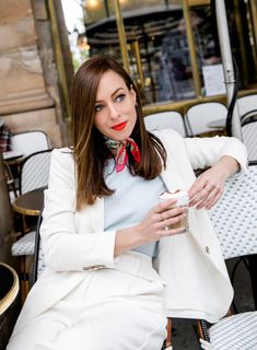 What to Wear in Jackson Hole in the Summer - Sydne Style French Scarf Style, What To Wear To Paris, French Scarf, Suits And Sneakers, Wear A Scarf, How To Wear A Scarf, French Girl Style, Scarf Style, French Girls