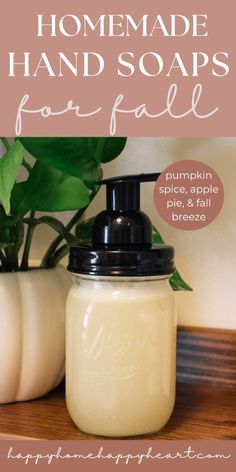 homemade hand soaps for fall