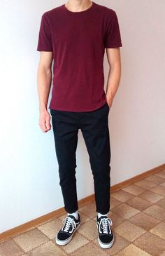 Old Skool Vans Outfit, Streetwear Outfit Ideas, Mens Summer Outfits