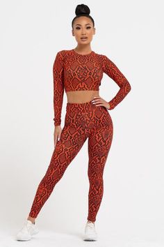 Venom High Waist Scrunch Leggings – LiCi Fit Gym Chic, Scrunch Leggings, Long Sleeve Crop, Matching Top, Soft Light, Printed Leggings, Moisture Wicking Fabric, Gym Outfit, Long Sleeve Crop Top