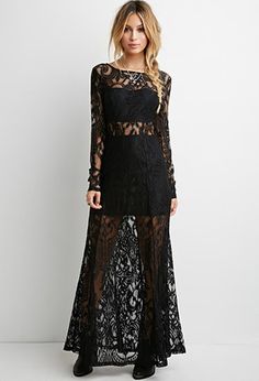 Clothes Encounters, Floral Lace Maxi Dress, Black Lace Maxi Dress, Halter Backless Dress, Black Mock Neck, Embroidered Lace Dress, Lace Overlay Dress, Lace Dress Black, Black Lace Dress