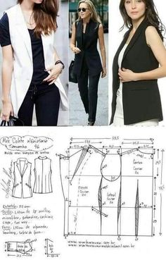 T Shirt Sewing Pattern, Blazer Pattern, Jacket Pattern Sewing, Garment Pattern, Dress Making Patterns, Blouse Pattern Sewing, Easy Sewing Patterns