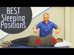 BEST Sleeping Position for Back Pain, Neck Pain, & SciaticaBob and Brad with the assistance of Liz, demonstrate sleeping positions for those who deal with ba... Sleep Exercises, Exercise Shoulder, Leg Rest Pillow, Better Posture Exercises, I Cannot Sleep, Doctor Of Physical Therapy, Sciatica Pain, Fitness Exercises