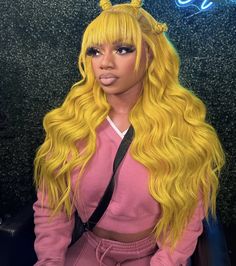 Colored Weave, Fire Hair, Baddie Style, Bad Bad, Colorful Hair, Dark Skin Women, Hair Color For Black Hair, Bad Hair, Weave Hairstyles