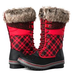 Globalwin Women's 1733 Black/Red Winter Snow Boots 6M Glo... https://www.amazon.com/dp/B075DHNB13/ref=cm_sw_r_pi_dp_U_x_Pu3.Bb5BTCBHN Womens Snow Boots, Heavy Duty Boots, Winter Boots For Women, Cute Styles, Waterproof Winter Boots, Cute Boots, Snow Boots Women