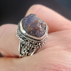 Brand New Handmade Rough Iolite Antique Design Silver Ring. Size 8.25 925 Stamped New To Poshmark? Use Referral Code Kimberlyn222 To Receive $10. Silver Crystal Ring With Birthstone For Healing, Silver Sterling Sapphire Ring With Natural Stones, Sterling Silver Sapphire Ring With Natural Stones, Silver Sapphire Ring With Natural Stones, Silver Sapphire Ring With Large Stone As Gift, Silver Sapphire Ring For Jewelry Making, Silver Sapphire Ring With Sterling Silver, Silver Sapphire Ring With Natural Stones As Gift, Vintage Navajo Jewelry