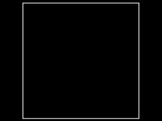 an empty square in the middle of a black background