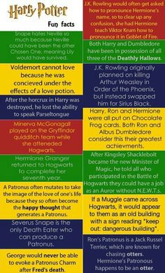 harry potter's rules poster with the names and phrases for each character in their book