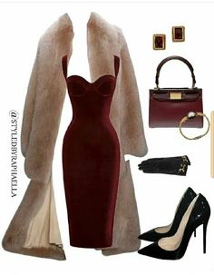 Classy Work Outfits, Glam Dresses, Looks Chic, Fancy Outfits, Lookbook Outfits, Winter Fashion Outfits, Elegant Outfit, Luxury Outfits, Look Fashion