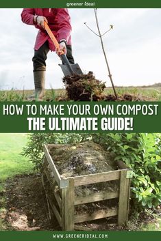 How can you make your own compost? Check out this beginner's guide for composting. Whether you’re composting in a condo, apartment, or other small spaces. Backyard Hacks, Homestead Gardening, Food Gardening, Gardening Vegetables