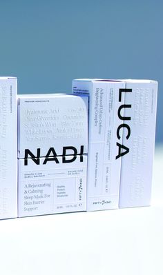 three books stacked on top of each other with the word naddi printed on them