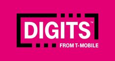 the logo for digits from t - mobile