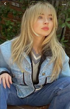 Bangs With Medium Hair, Blonde Hair Inspiration, Hair Stylies, Haircuts Straight Hair, Long Hair With Bangs, Hair Inspiration Color, Cut My Hair, American Beauty, Hair Inspo Color