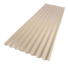 a white corrugated roof on a white background