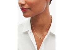 just married? aw yay! here's a dainty necklace to show off your new title. | Kate Spade Say Yes Mrs Necklace, Clear/Gold Mrs Necklace, Accessories Jewelry Necklace, Say Yes, Just Married, Dainty Necklace, Jewelry Rings Engagement, Beauty Gift, Women Accessories Jewelry, Kate Spade New York