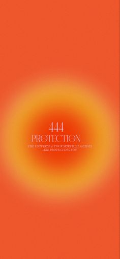 an orange and yellow book cover with the words protection on it