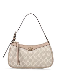 Height: 15cm Width: 26cm Depth: 6cm. Handle drop: 18cm. Gucci Cosmogonie. Adjustable leather strap. Top zip closure. Leather details. All over GG pattern placement may vary Gucci Bag Ophidia, If I Won The Lottery, I Won The Lottery, Won The Lottery, Versace Brand, Gucci Ophidia, Dream Bags, Online Products, Ski Accessories