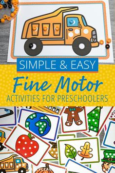 an easy and fun fine motor activity for preschoolers