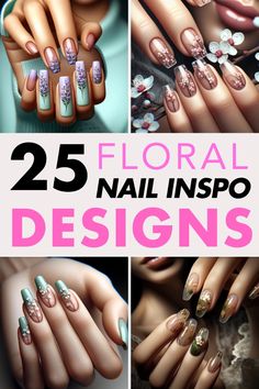 Step into summer with our stunning collection of 25 floral nail designs! From the vibrant hues of colorful nails to the delicate patterns of daisy nail art, each design is a celebration of floral beauty. Discover a variety of flower nail designs that are perfect for any occasion, whether you're dressing up for a special event or adding a touch of nature to your everyday style. Explore the charm of floral nail art with designs ranging from simple to intricate—each promising to add a burst of summery spirit to your look. Let your nails bloom with creativity and color! Daisy Nail Art, Cute Simple Nails, Daisy Nails, Sunny Season, Simple Gel Nails, Flower Nail Designs, Casual Nails