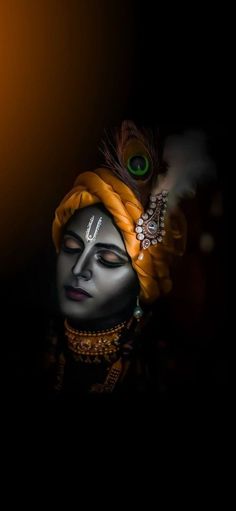 Krishna HD Wallpaper Iphone Wallpaper, Wallpapers, Iphone, Yellow, Green