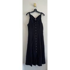 Women’s Free People Midi Maxi Dress Button Front Sleeveless, Black, Front Tie At The Waist Size: S New, With Tags Button Front Dress, Midi Maxi Dress, Free People Dresses, Free People Dress, Waist Size, New Black, Free People, Maxi Dress, Womens Dresses