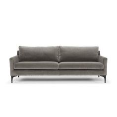 an image of a grey couch on a white background