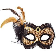 Dare to be different with this golden leopard print masquerade mask with feathers - perfect for a masquerade ball party on New Year's Eve. Mask With Feathers, Ball Masks, Masquerade Ball Masks, Masquerade Outfit, Masquerade Prom, Masquerade Ball Party, Hen Party Accessories, Ball Mask