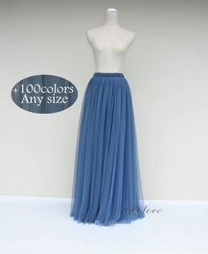 Dusty blue wedding bridesmaid tulle skirt,any size women tulle skirt,custom tulle wedding skirt Blue Tulle Skirt Outfit, Blue Wedding Bridesmaid, Women Tulle Skirt, Full Length Tulle Skirt, Blue Tulle Skirt, Bridesmaid Tulle, Tulle Skirts Outfit, Tulle Wedding Skirt, Wedding Tulle